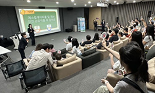 TK엘리베이터 천안 공장 테스트타워 견학 및 안전 교육